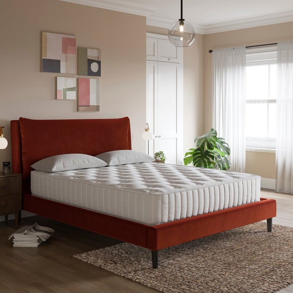 Skylar Velvet Pillow Back Bed Frame - image 1