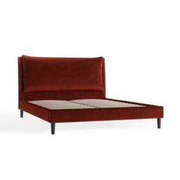 Skylar Velvet Pillow Back Bed Frame - thumbnail 6