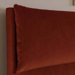 Skylar Velvet Pillow Back Bed Frame - thumbnail 5