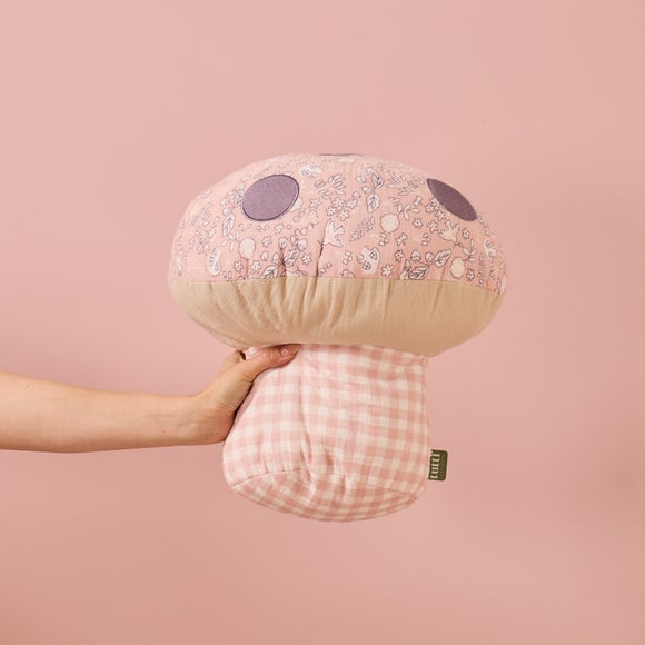 Tutti Bambini Tiny Tails Soft Muslin Mushroom Cushion - image 1