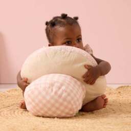 Tutti Bambini Tiny Tails Soft Muslin Mushroom Cushion - thumbnail 4
