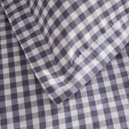 Portloe Gingham Woven 100% Cotton Continental Pillowcase - thumbnail 4
