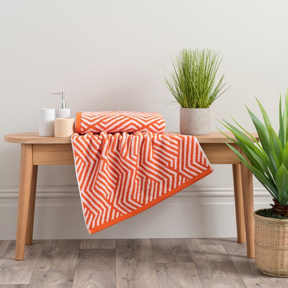 Geo Cotton Towel - image 1