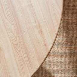 Effy 4 Seater Round Dining Table, Wood Effect - thumbnail 2