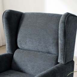 Levi Chenille Wing Chair - thumbnail 2