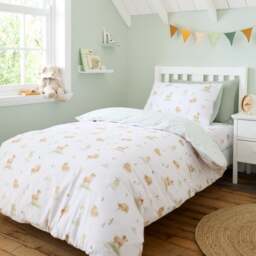 Mini Moo 100% Cotton Duvet & Pillowcase Set - thumbnail 1