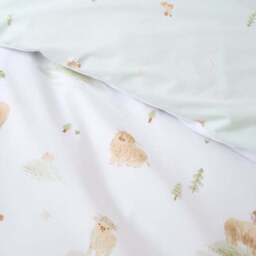 Mini Moo 100% Cotton Duvet & Pillowcase Set - thumbnail 4