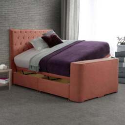 Sweet Dreams Venice Studded Side Lift Ottoman TV Bed - thumbnail 3