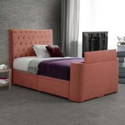 Sweet Dreams Venice Studded Side Lift Ottoman TV Bed - thumbnail 1