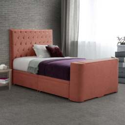 Sweet Dreams Venice Studded Side Lift Ottoman TV Bed - thumbnail 2