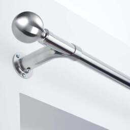 Ashton Room Darkening Extendable Metal Eyelet Curtain Pole - thumbnail 2