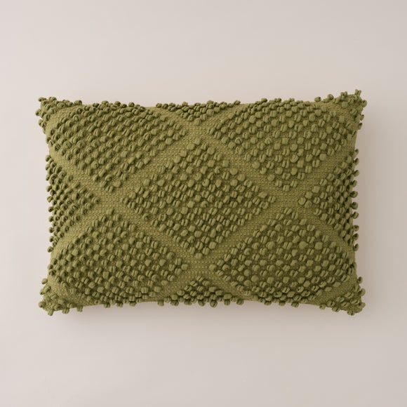 Bobble Diamond Dyed Jersey Rectangle Cushion - image 1