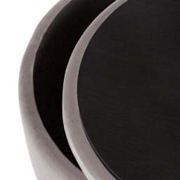 Avery Velvet Storage Footstool - thumbnail 4