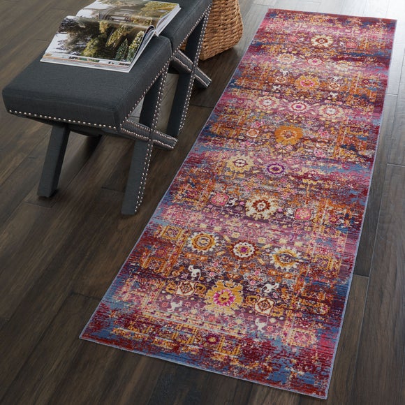 Vintage Kashan 3 Runner - image 1
