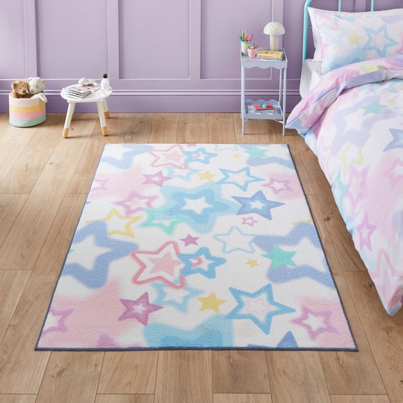 Catherine Lansfield Kids Ombre Stars Rug - image 1