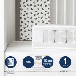 Mother&Baby White Gold Hypoallergenic Pocket Sprung Mattress - thumbnail 1