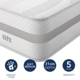 Silentnight Lift Replenish 2000 Pocket Soft Hybrid Mattress - thumbnail 1
