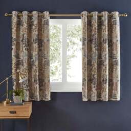 Folk Tree Eyelet Curtains - thumbnail 5