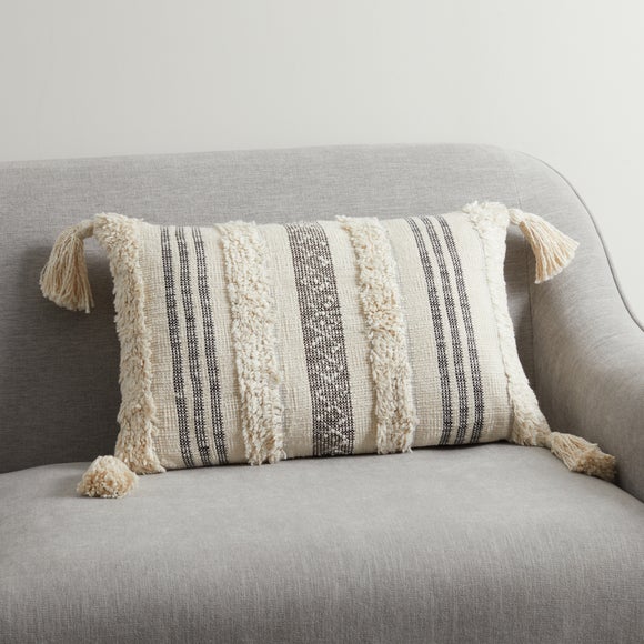 Samara Striped Natural Cushion - image 1
