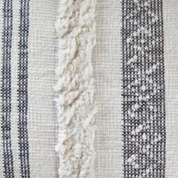 Samara Striped Natural Cushion - thumbnail 3