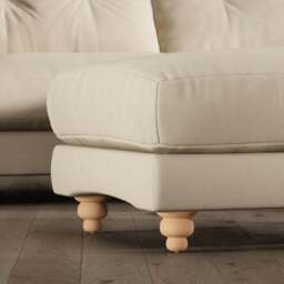 Martha Vintage Velvet Footstool - thumbnail 3