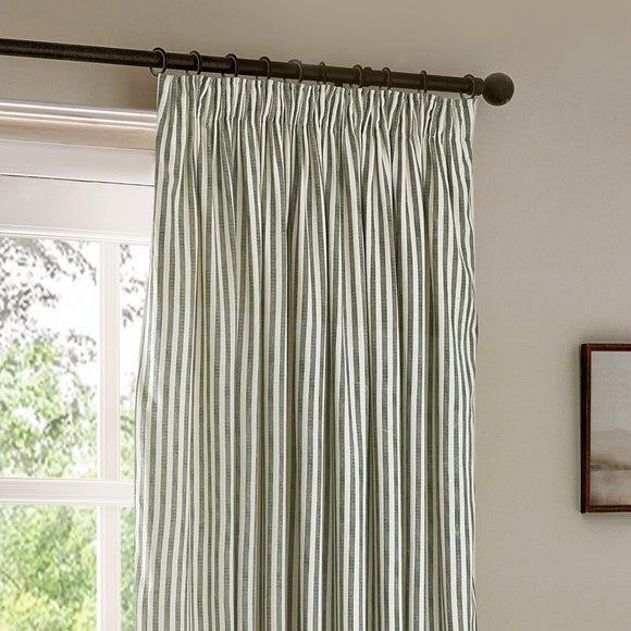 Yard Hebden Striped Pencil Pleat Curtains (Blackout Available) - image 1