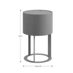 Addison Swivel Bedside Table - thumbnail 6