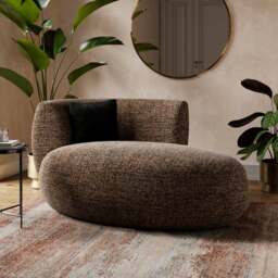 Lozenge Luxe Boucle Chaise Longue