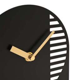 Interval Arched Cut Out Steel Desk Clock - thumbnail 5