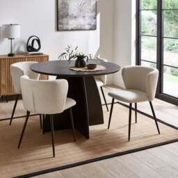 Mandy Dining Chair, Boucle - thumbnail 2