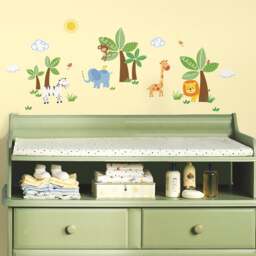 Jungle Friends Peel and Stick Wall Stickers - thumbnail 1