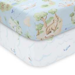 Set of 2 Adventure Maps 100% Cotton Fitted Sheets - thumbnail 3