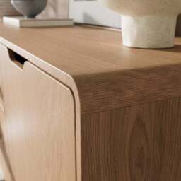 Edda Extra Wide Sideboard, Oak Effect - thumbnail 4