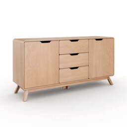 Edda Extra Wide Sideboard, Oak Effect - thumbnail 6