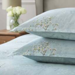 Dorma Gypsophilia 300 Thread Count 100% Cotton Standard Pillowcase Pair - thumbnail 3