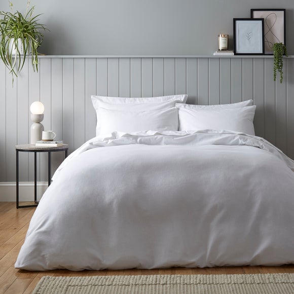 Soft & Cosy Luxury 100% Brushed Cotton Duvet Cover & Pillowcase Set - image 1