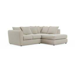 Blake Basket Weave Texture Corner Chaise Sofa - thumbnail 6