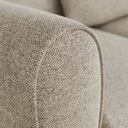 Blake Basket Weave Texture Corner Chaise Sofa - thumbnail 5