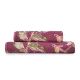 Hummingbird Floral Cotton Towel - thumbnail 4
