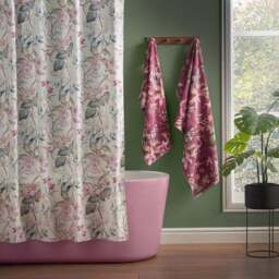 Hummingbird Floral Cotton Towel - thumbnail 5