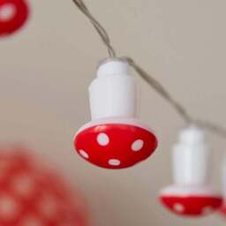 Mushroom 10 LED String Lights - thumbnail 3