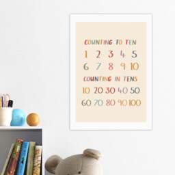 East End Prints Colourful Counting to Ten Print - thumbnail 1