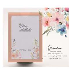 The Cottage Garden Floral Glass Photo Frame - thumbnail 3
