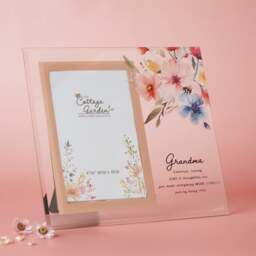 The Cottage Garden Floral Glass Photo Frame - thumbnail 1