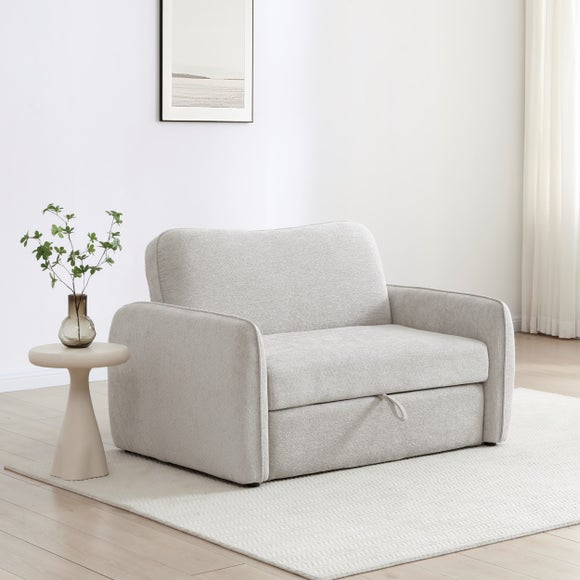 Cayla Chenille 2 Seater Pop Up Small Double Sofa Bed - image 1