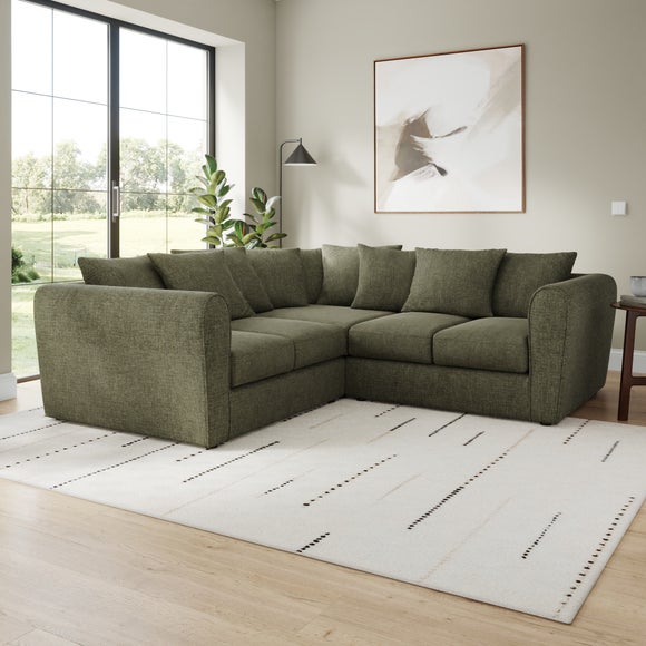 Blake Soft Texture Chenille Large Corner Sofa - image 1