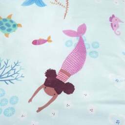 Catherine Lansfield Mermaid Reversible Duvet Cover & Pillowcase Set - thumbnail 4