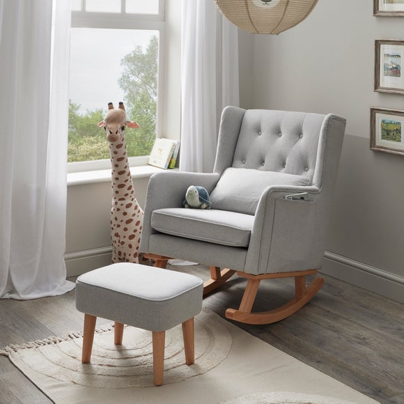 Babymore Lux Nursing Chair with Stool - image 1