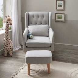 Babymore Lux Nursing Chair with Stool - thumbnail 4