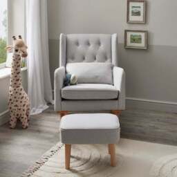 Babymore Lux Nursing Chair with Stool - thumbnail 3